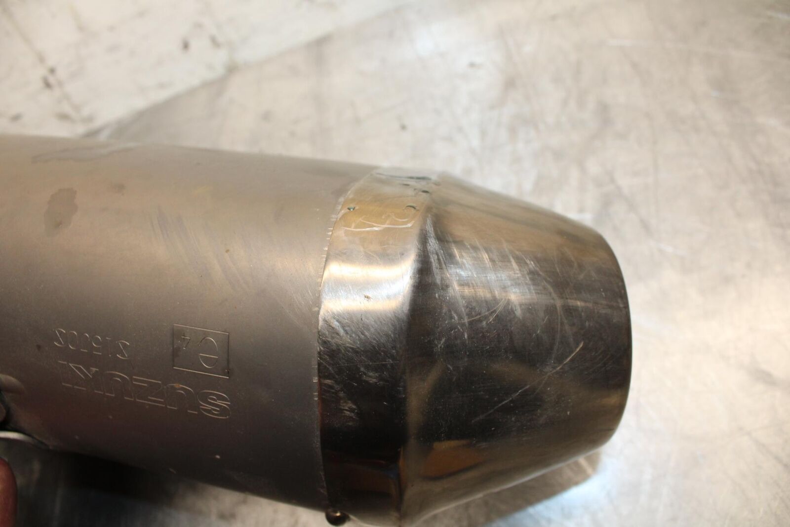 11-21 SUZUKI GSXR750 EXHAUST PIPE MUFFLER SLIP ON CAN SILENCER BB492