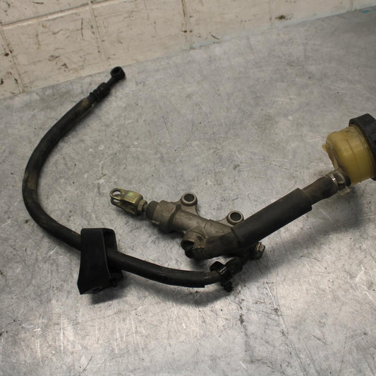 2004 Kawasaki Ninja ZX6RR ZX600M REAR BRAKE MASTER CYLINDER W RESERVOIR BB43