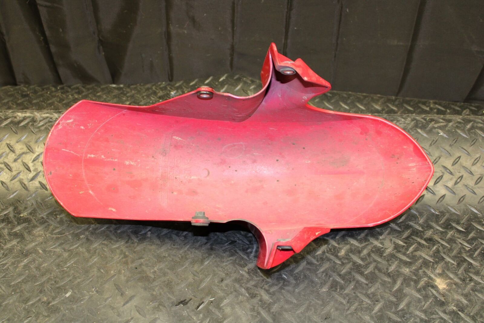 08-09 YAMAHA YZF R6S RED FRONT WHEEL FENDER COWL FAIRING BB178