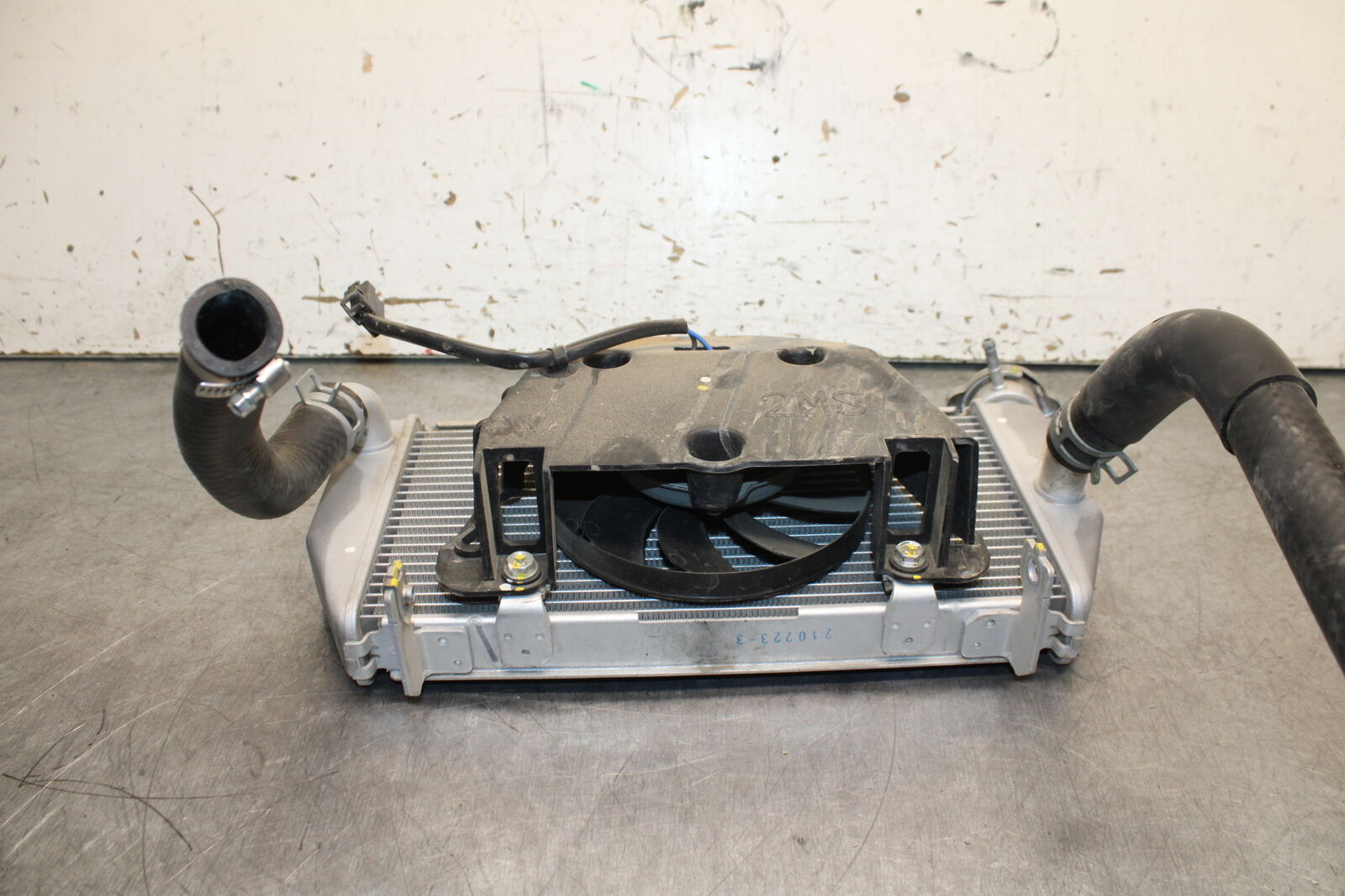 19-24 YAMAHA R3 ENGINE RADIATOR MOTOR COOLER COOLING RADIATER/ W FAN BB736