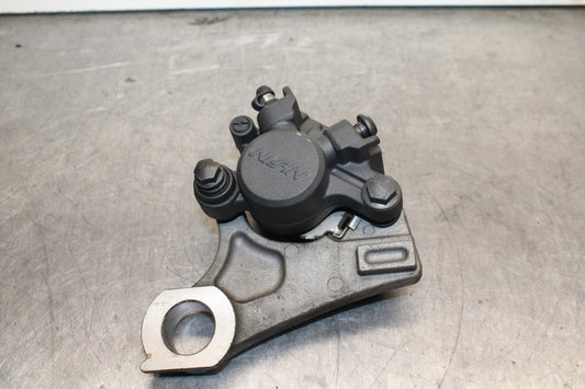 09-14 YAMAHA YZF R1 REAR BACK BRAKE CALIPER W MOUNT BRACKET BB119
