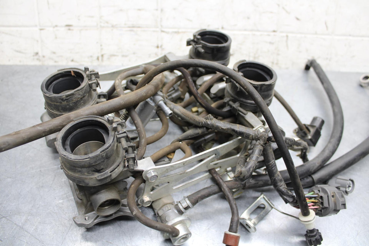 2008 Honda Interceptor 800 VFR800A ABS FUEL INJECTORS / THROTTLE BODIES BB566
