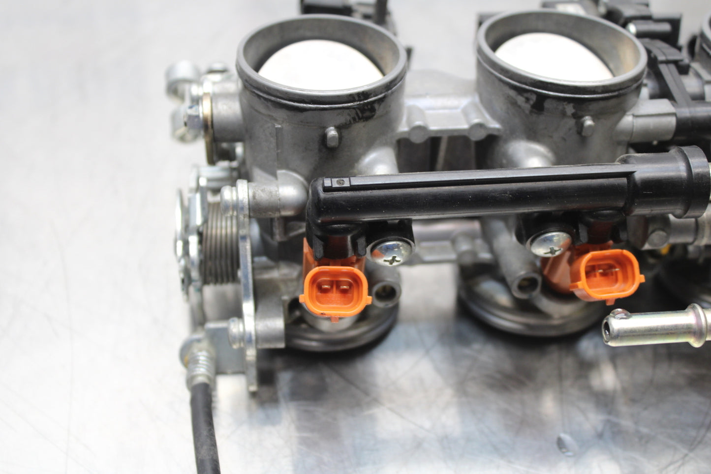 13-17 KAWASAKI NINJA ZX6R ZX636 ABS MAIN FUEL INJECTORS / THROTTLE BODIES BB143