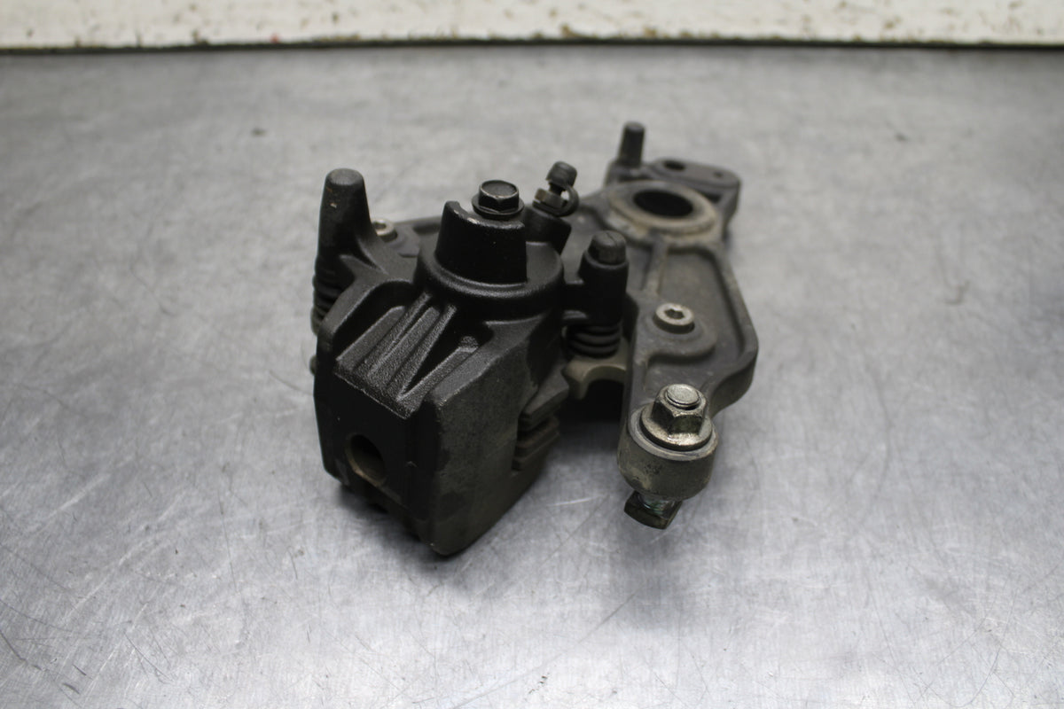 12-13 KAWASAKI Z1000 REAR BACK BRAKE CALIPER W MOUNT BRACKET BB743