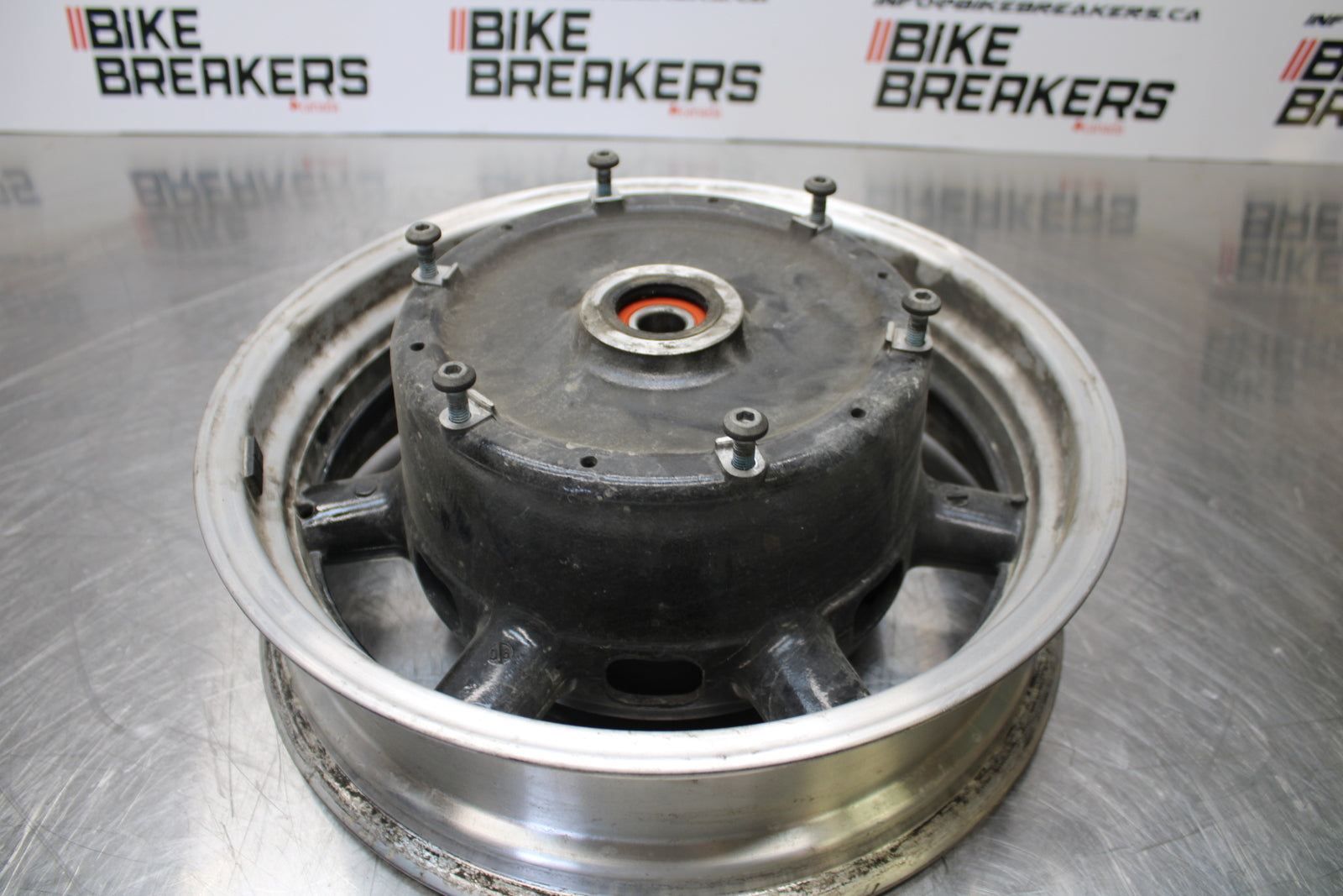 09 YAMAHA ROYAL STAR XVZ1300TF VENTURE REAR WHEEL BACK WHEEL BB151