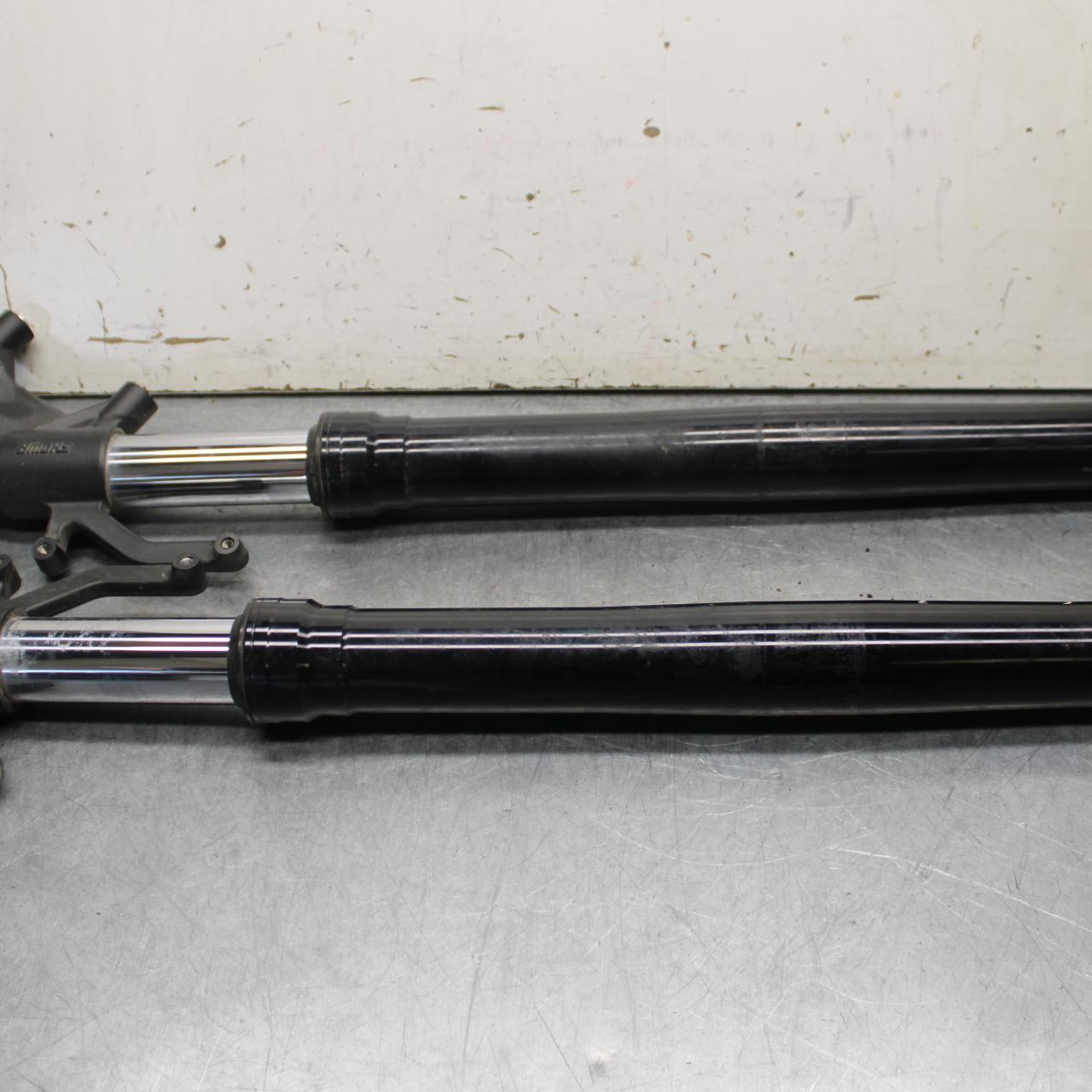 21 KAWASAKI NINJA ZX6R FRONT FORKS SHOCK SUSPENSION PAIR 44071-1343-48M BB647