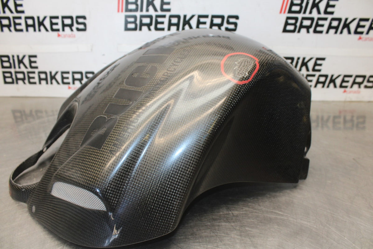 04 BUELL FIREBOLT XB12R CB - CARBON FIBER GAS TANK FUEL CELL COVER FAIRING BB903