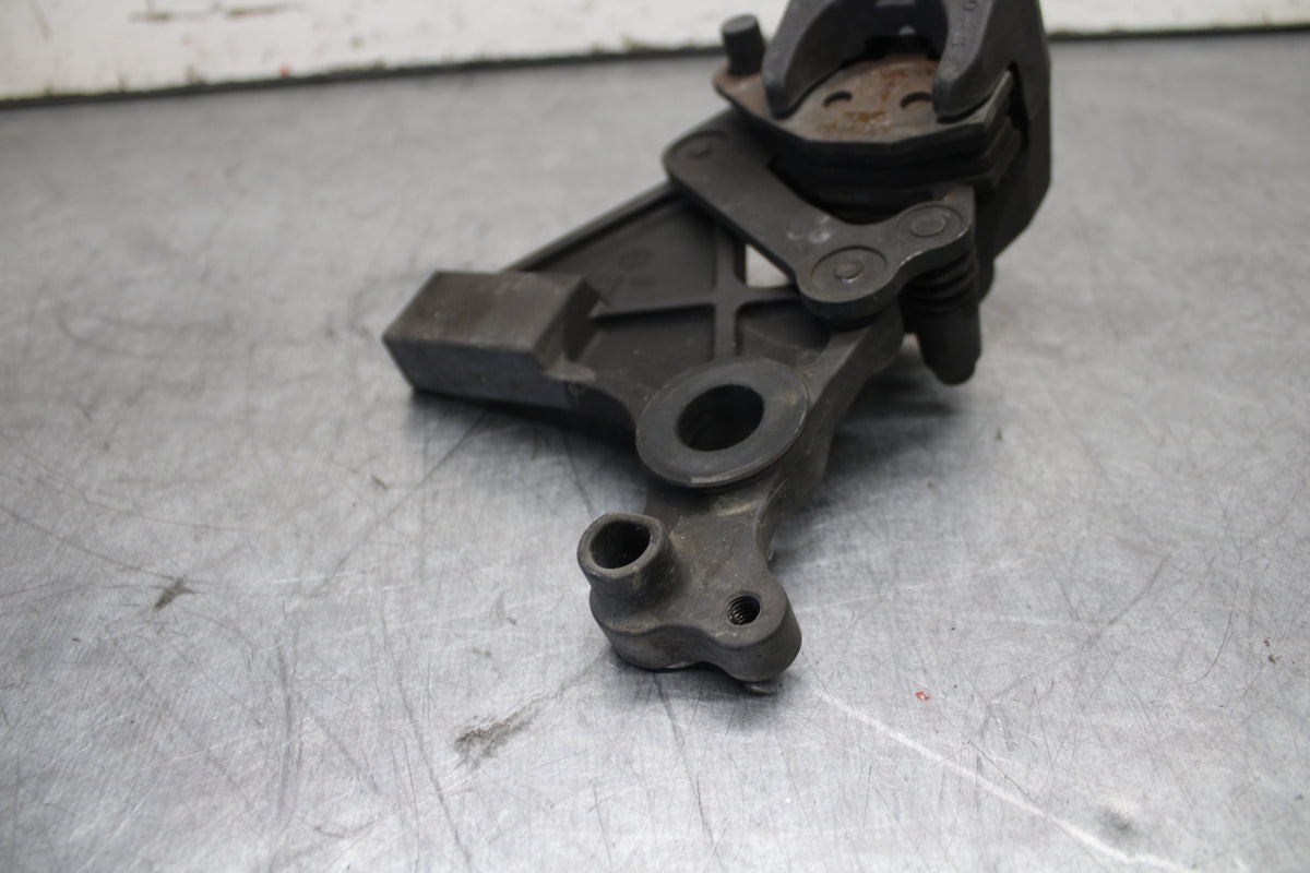 12-17 KAWASAKI ER-6N Z650 REAR BACK BRAKE CALIPER W MOUNT BRACKET BB709