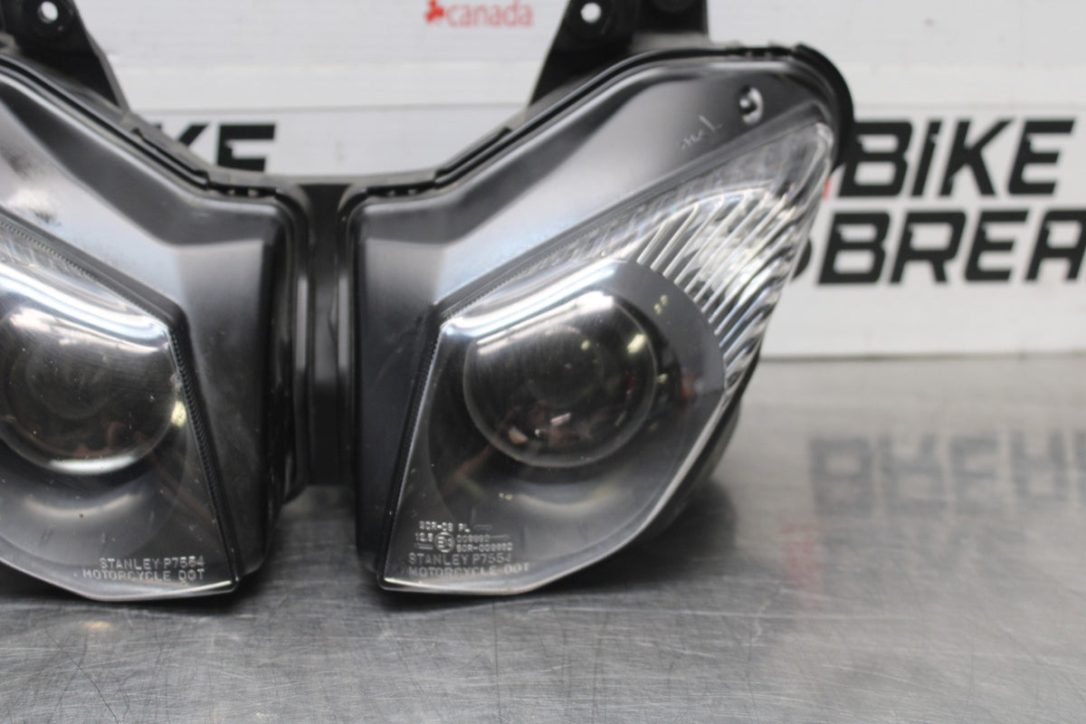 08 KAWASAKI NINJA ZX10R OEM FRONT HEADLIGHT HEAD LIGHT LAMP BB902