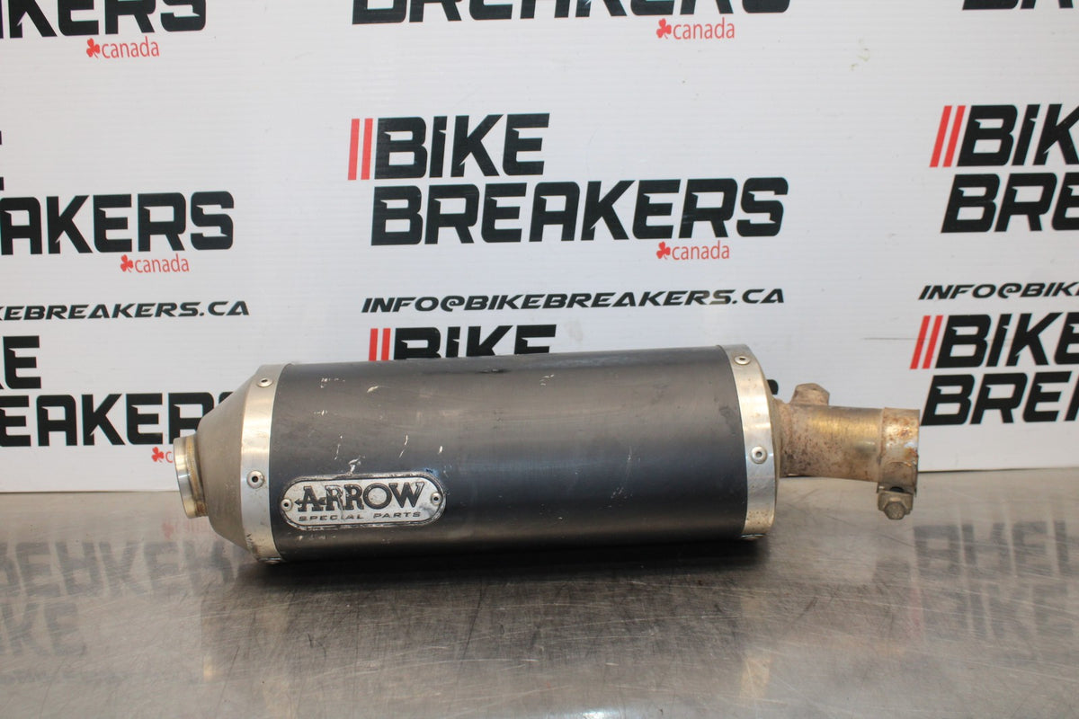 09-10 KAWASAKI ER-6N ARROW EXHAUST PIPE MUFFLER SLIP ON CAN SILENCER BB205