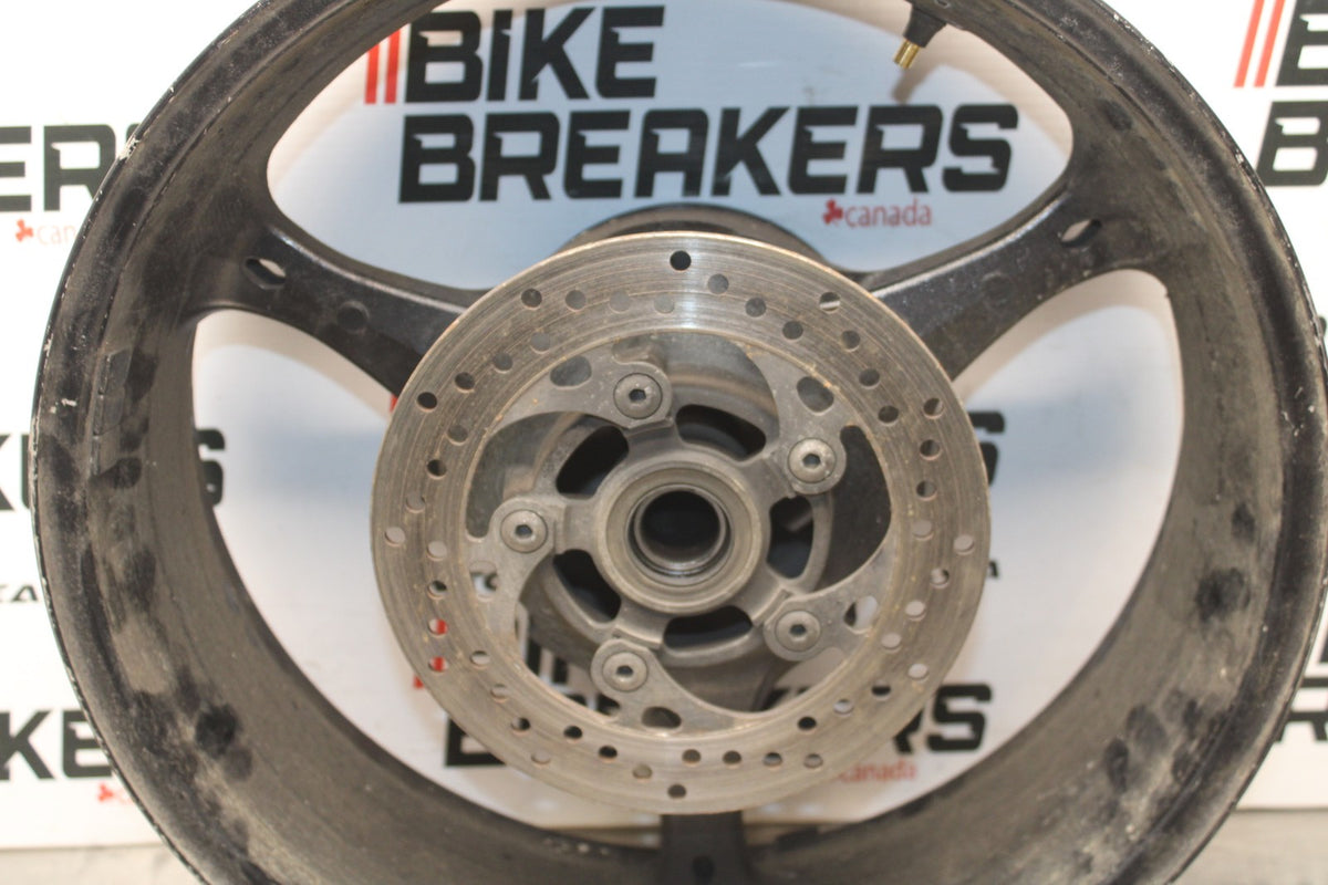 06-07 SUZUKI GSXR750 REAR WHEEL BACK RIM & ROTOR BB863