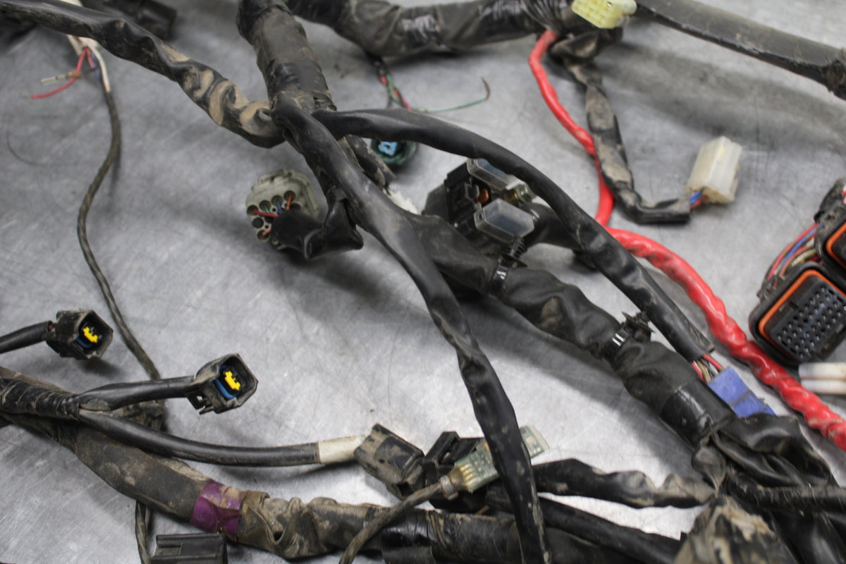 07-08 YAMAHA YZF R1 MAIN ENGINE WIRING HARNESS MOTOR WIRE LOOM BB724