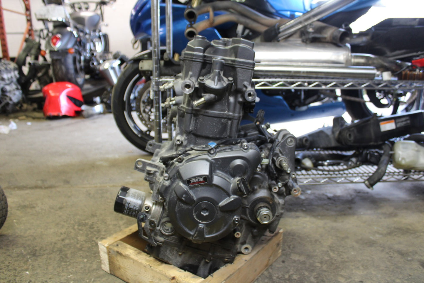 22-25 YAMAHA YZF R7 ENGINE MOTOR 12109KM!! BB182