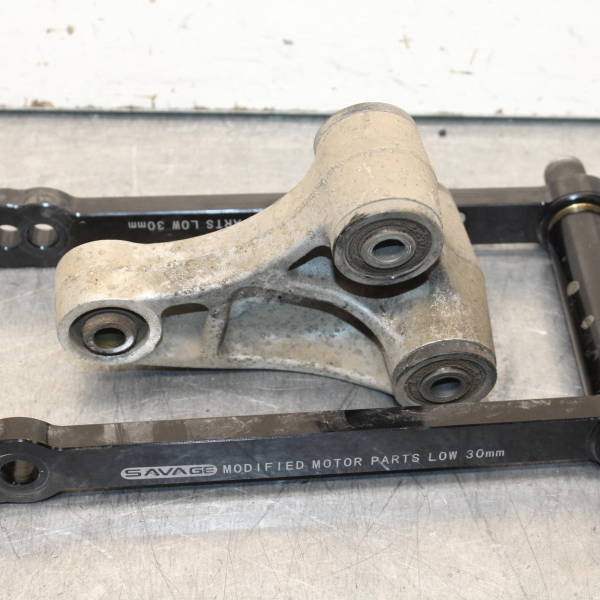 03-04 HONDA CBR600RR REAR DOGBONE SHOCK LINKAGE LINK ADJUSTABLE BB628