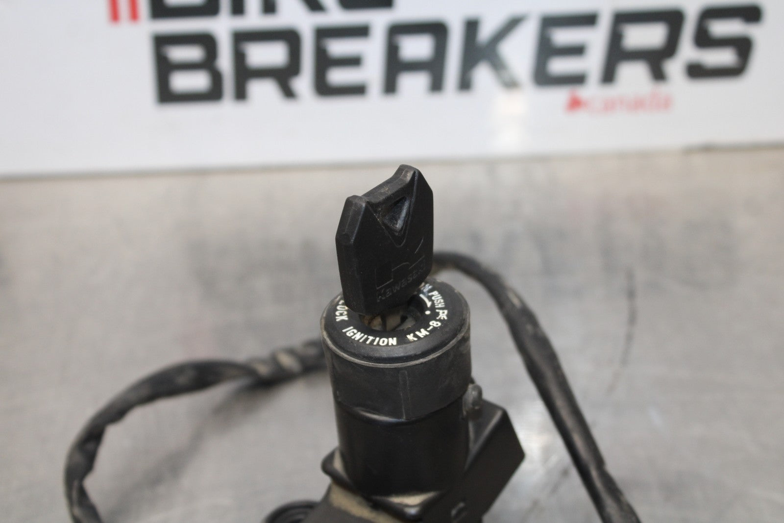 07-08 KAWASAKI NINJA ZX6R IGNITION LOCK W KEY SEAT LOCK BB203