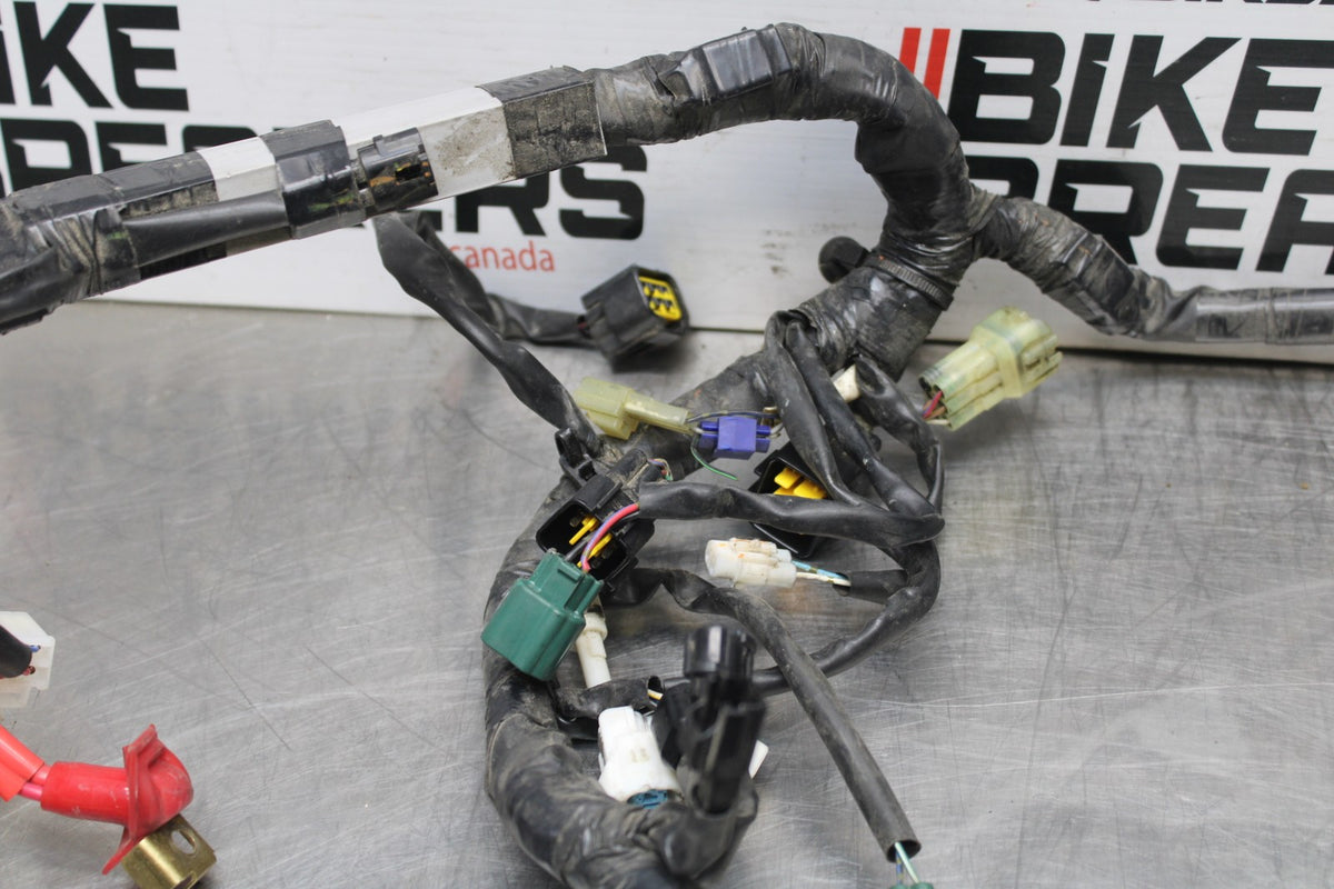 08-16 YAMAHA YZF R6 MAIN ENGINE WIRING HARNESS MOTOR WIRE LOOM BB856