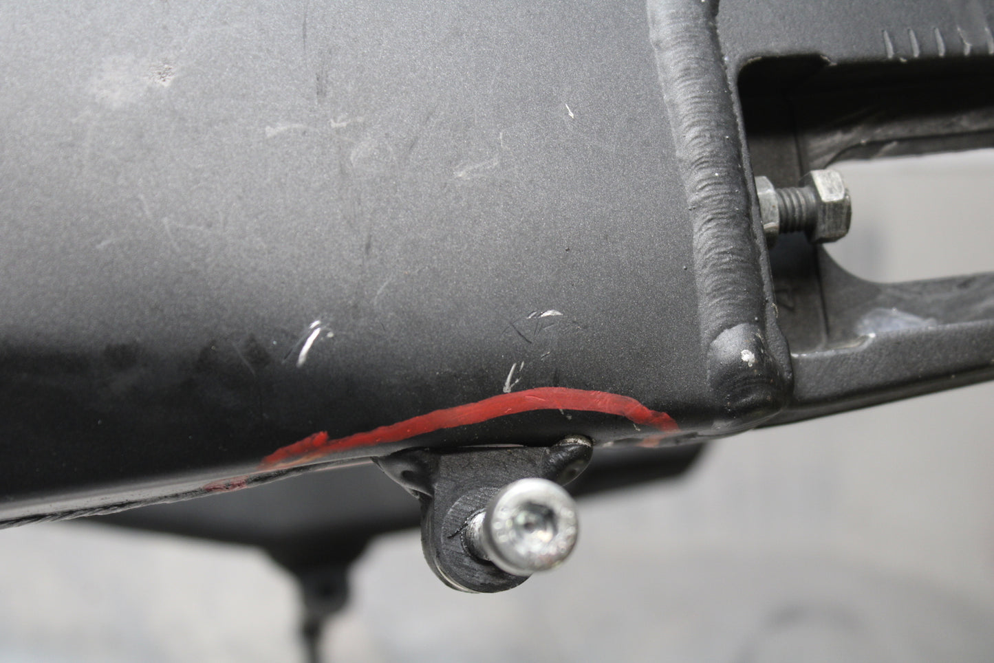 13-18 KAWASAKI NINJA ZX6R REAR SWINGARM BACK SUSPENSION SWING ARM BB143