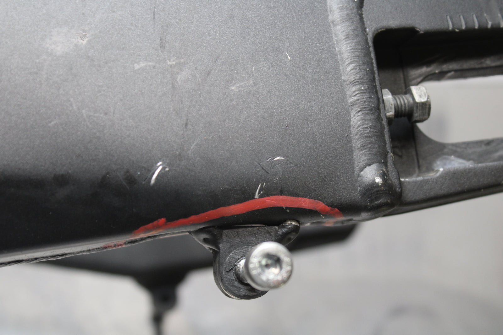 13-18 KAWASAKI NINJA ZX6R REAR SWINGARM BACK SUSPENSION SWING ARM BB143