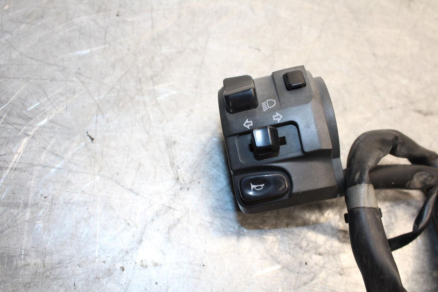 2008 Kawasaki Ninja ZX10R ZX1000E LEFT CLIP ON HANDLE HORN SIGNALS SWITCH BB524