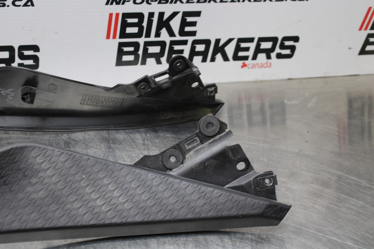 13-17 KAWASAKI NINJA 300 EX300 ABS RIGHT LEFT GAS TANK PANELS COVERS TRIM BB187