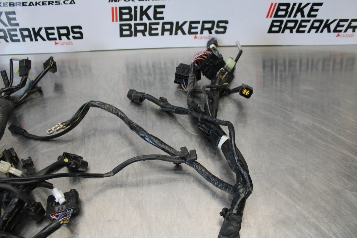 14-17 YAMAHA FZ07 MAIN ENGINE WIRING HARNESS MOTOR WIRE LOOM BB162