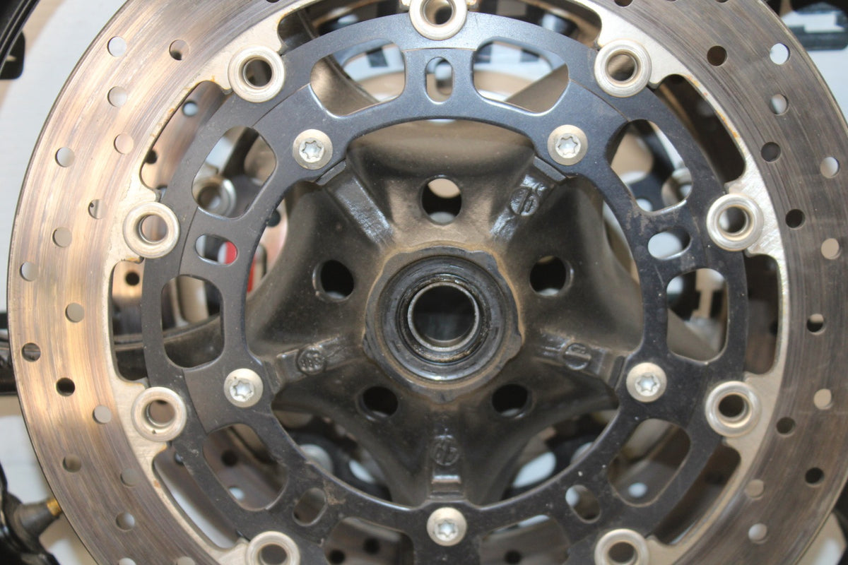08-16 YAMAHA YZF R6 FRONT WHEEL FRONT RIM & ROTORS BB929