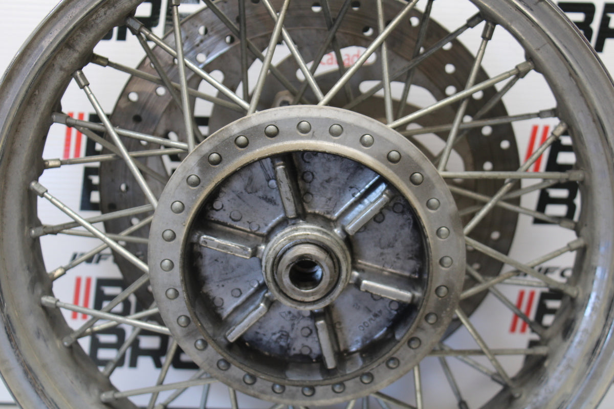 04 YAMAHA ROAD STAR XV1700A REAR WHEEL BACK RIM & ROTOR BB155