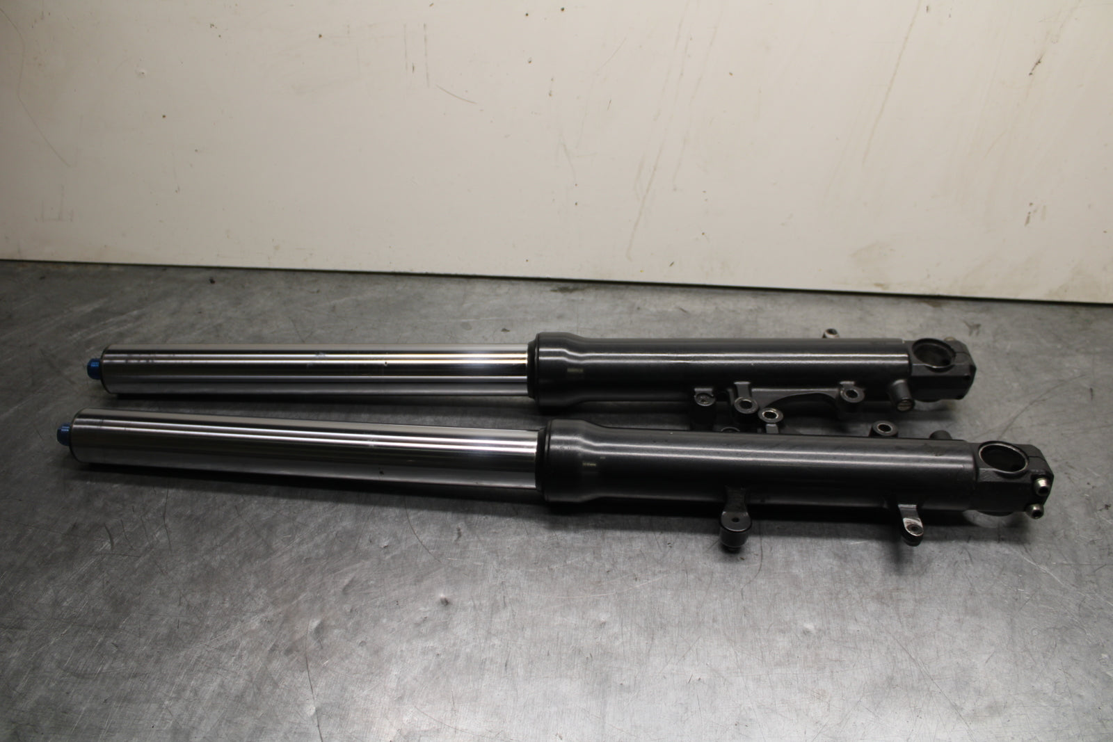 00-02 KAWASAKI NINJA ZX6R FRONT FORKS SHOCK SUSPENSION SET PAIR BB750