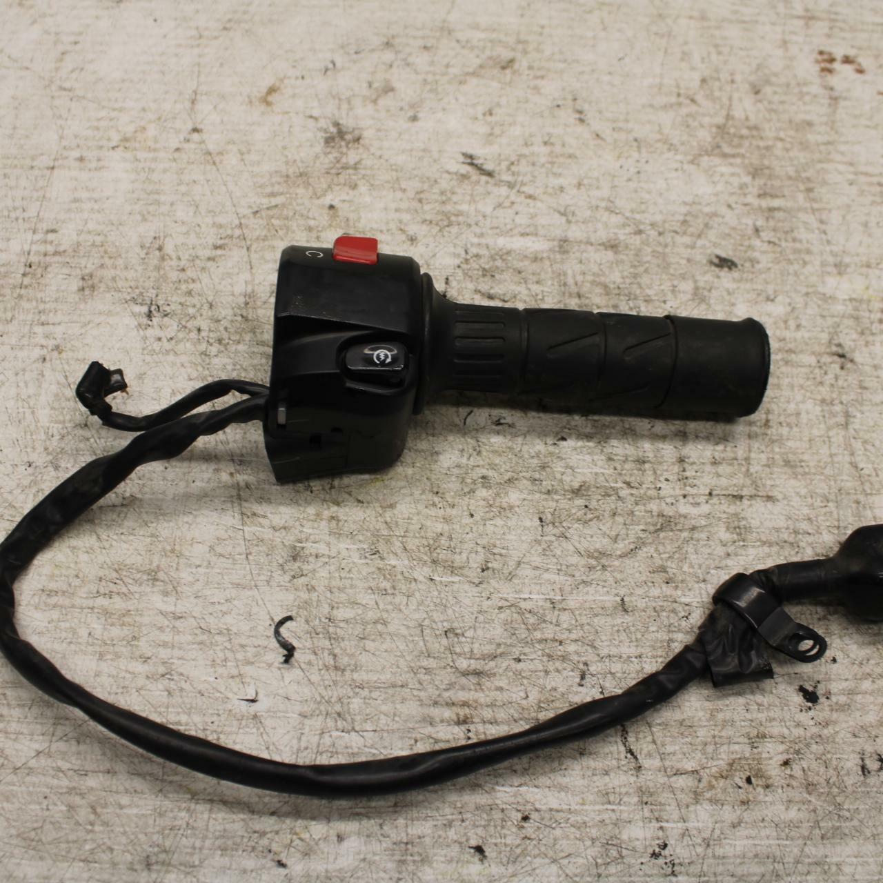 12-13 KAWASAKI EX300 NINJA RIGHT CLIP ON HANDLE KILL OFF START SWITCH BB373