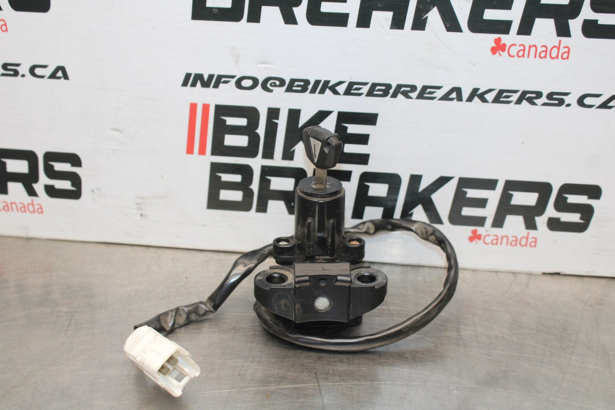 12-16 KAWASAKI NINJA 650 EX650F ABS IGNITION LOCK SET GAS CAP & SEAT LOCK  BB860