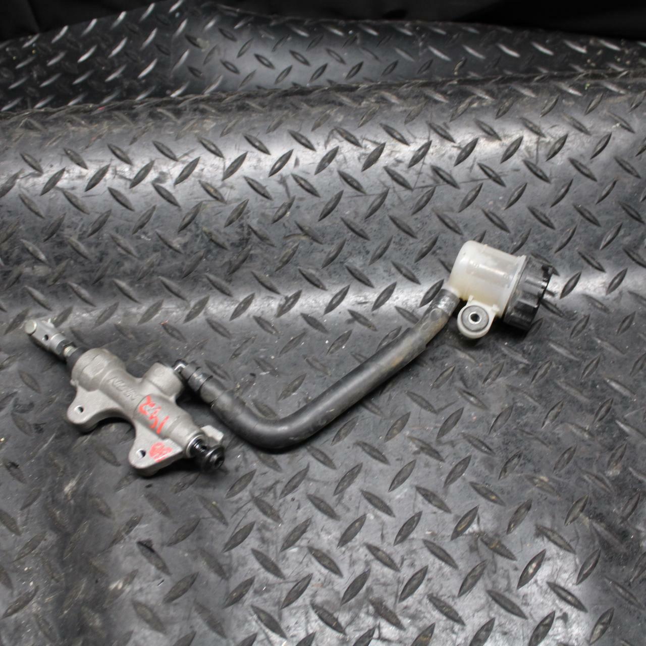 09-14 YAMAHA YZF R1 REAR BACK BRAKE MASTER CYLINDER W RESERVOIR BB192