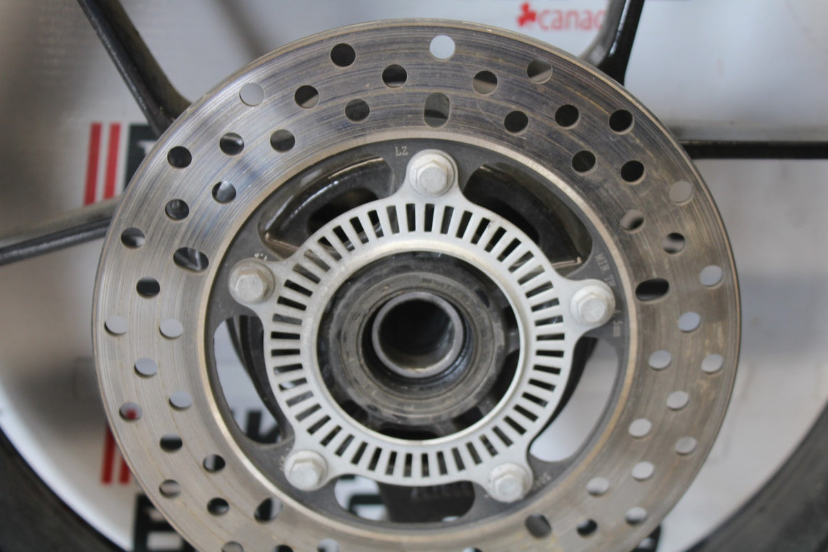 16 APRILIA TUONO V4 1100 REAR WHEEL BACK RIM & ROTOR BB905