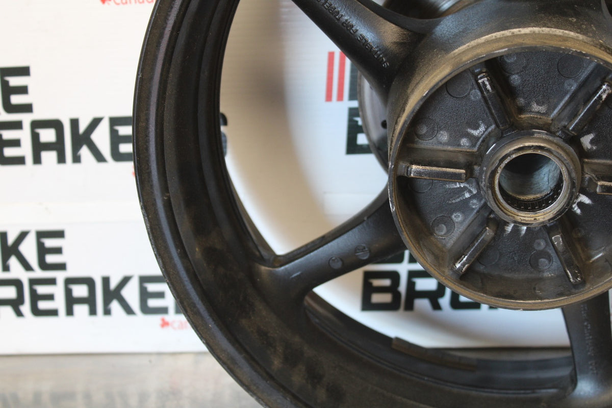 03-04 YAMAHA YZF R6 REAR WHEEL BACK RIM & ROTOR BB890