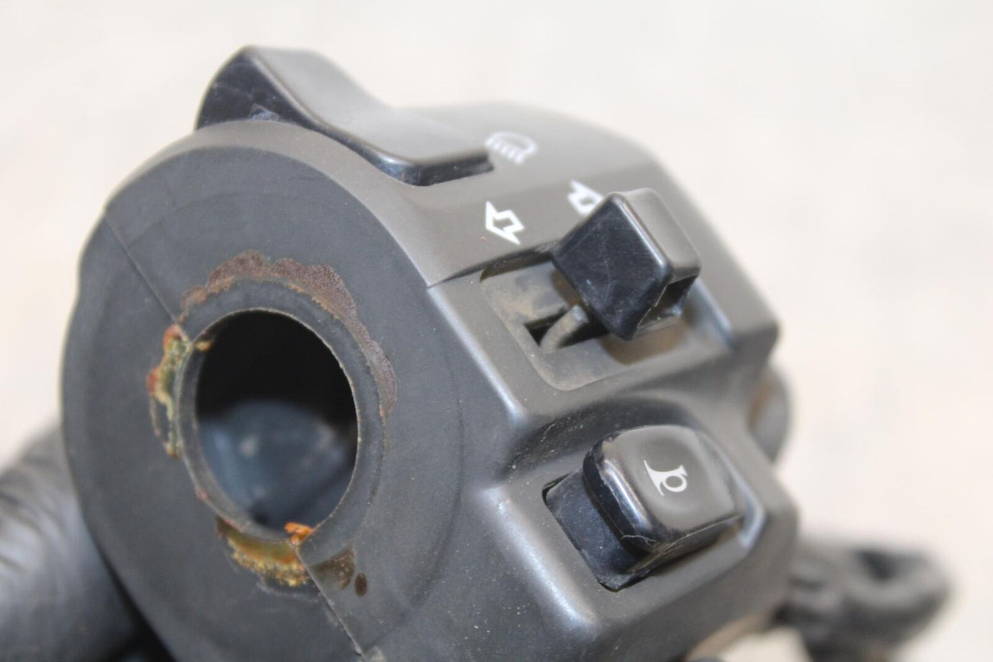 2009 Kawasaki Ninja 250R EX250J LEFT CLIP ON HANDLE HORN SIGNALS SWITCH  BB87