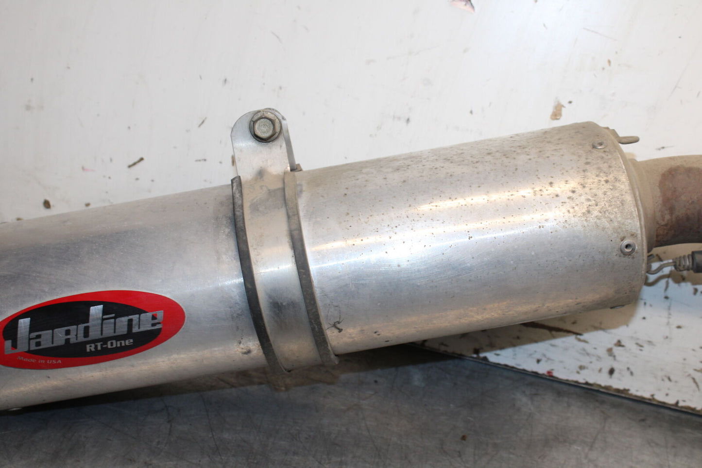 05-06 HONDA CBR600RR AFTERMARKET JARDINE EXHAUST PIPE MUFFLER SLIP ON BB739