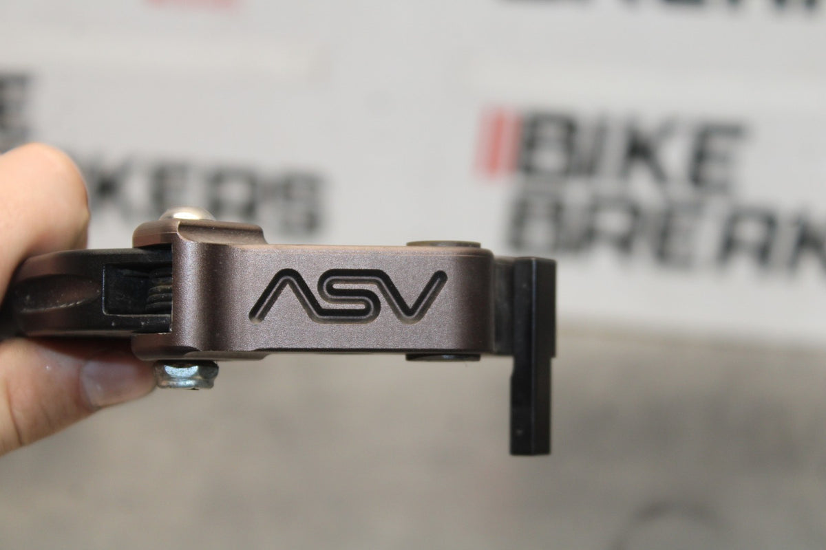 08 KAWASAKI NINJA ZX10R ASV RIGHT CLIPON HANDLEBAR BRAKE LEVER BB902