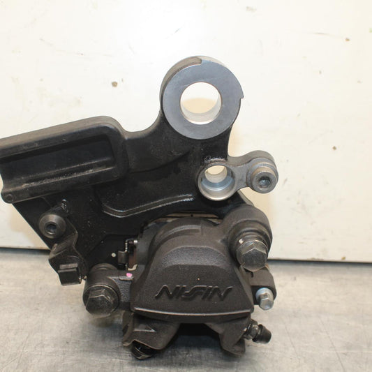 12-17 KAWASAKI ER-6N Z650 REAR BACK BRAKE CALIPER W MOUNT BRACKET BB607
