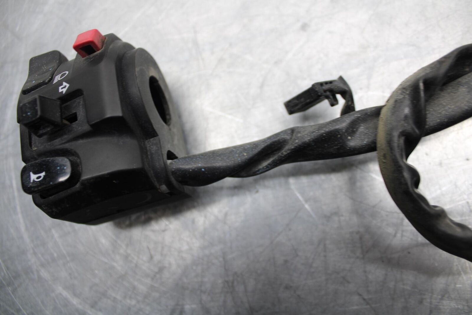 11 KAWASAKI NINJA 650 ER EX 650 LEFT CLIP ON HANDLE HORN SIGNALS SWITCH BB503