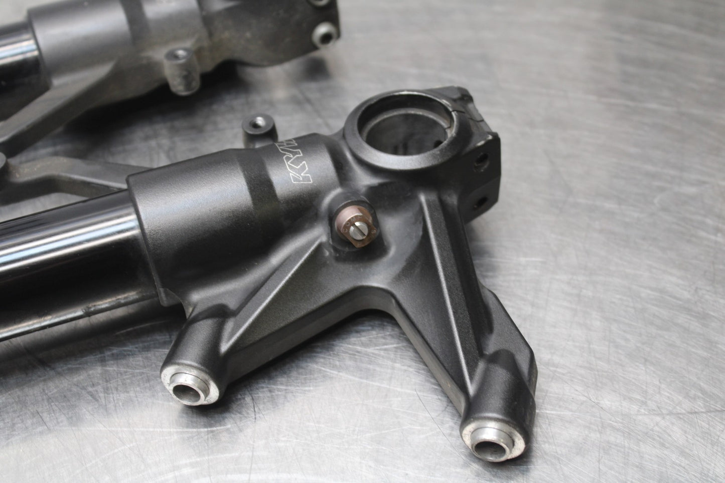 08 KAWASAKI NINJA ZX10R FRONT FORKS SHOCK SUSPENSION SET PAIR BB201