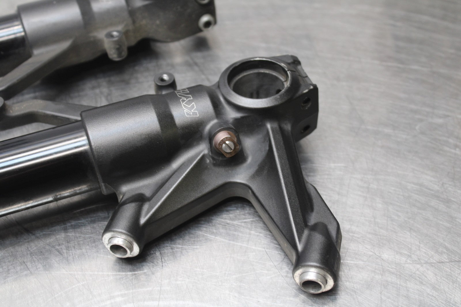 08 KAWASAKI NINJA ZX10R FRONT FORKS SHOCK SUSPENSION SET PAIR BB201