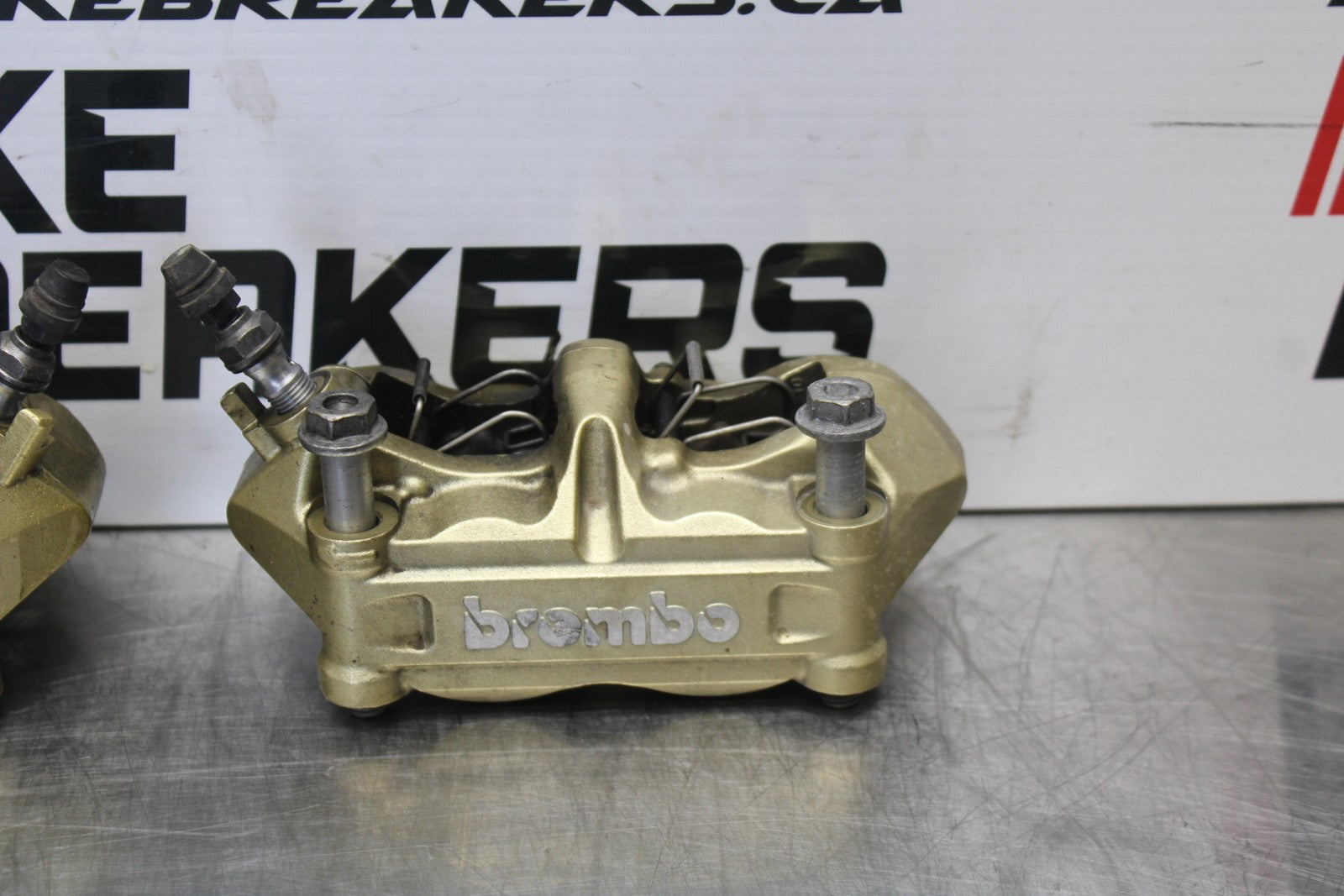 12-14 BMW S1000RR RIGHT LEFT FRONT BRAKE CALIPER SET PAIR CALIPERS BB204