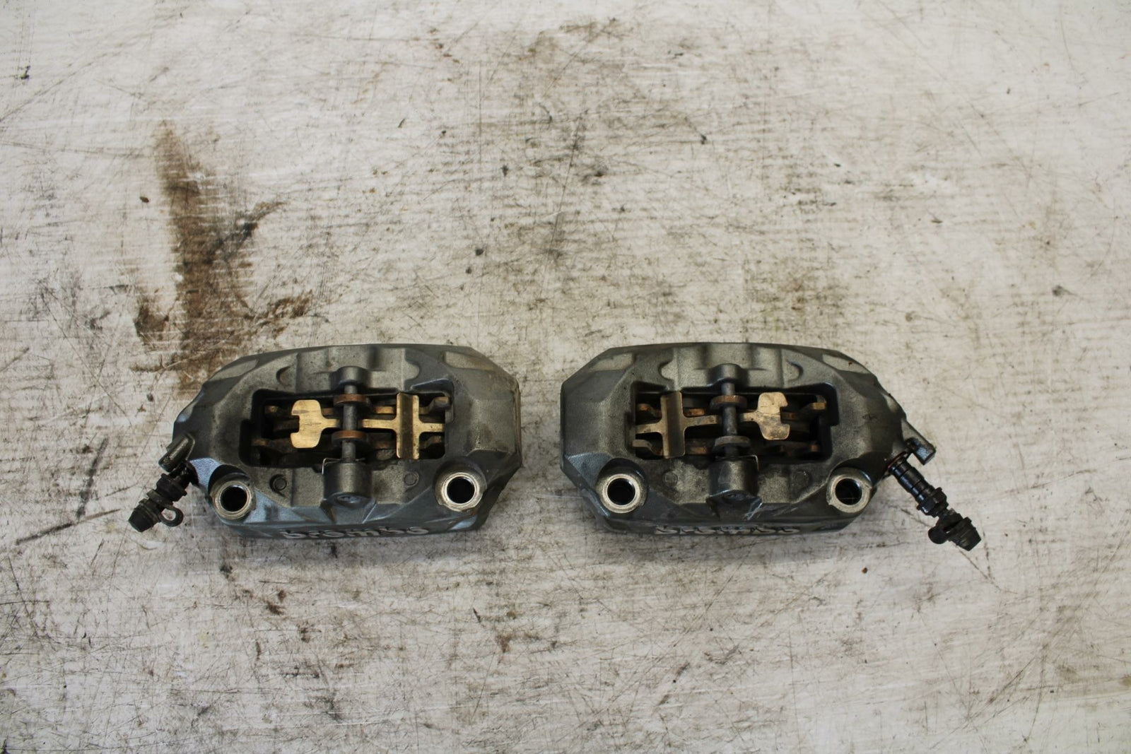 17-20 DUCATI MONSTER 797 BREMBO FRONT BRAKE CALIPER SET PAIR CALIPERS BB309