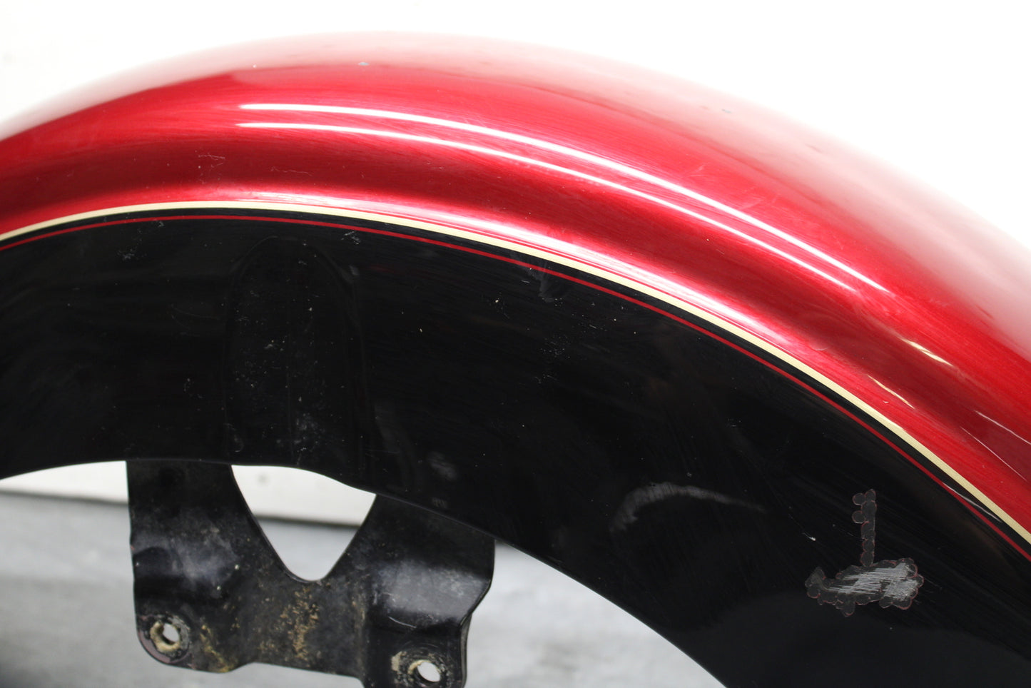 03-08 KAWASAKI VULCAN 1600 FRONT WHEEL FENDER BB754