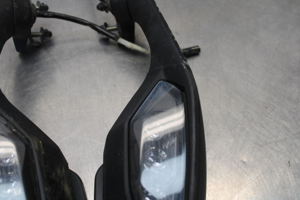 15-17 YAMAHA YZF R1 REAR VIEW MIRROR SET PAIR MIRRORS BB190