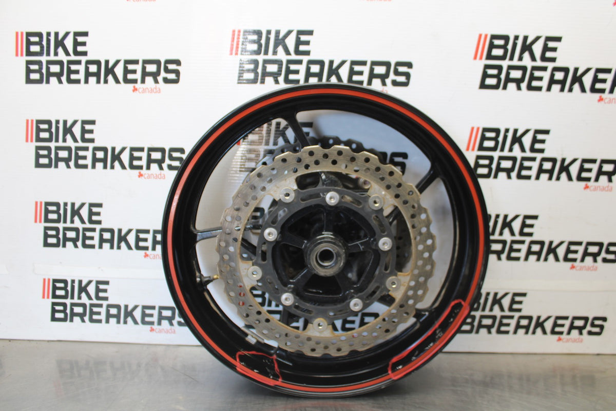 23 KAWASAKI NINJA 650 EX650 FRONT WHEEL FRONT RIM & ROTORS BB920