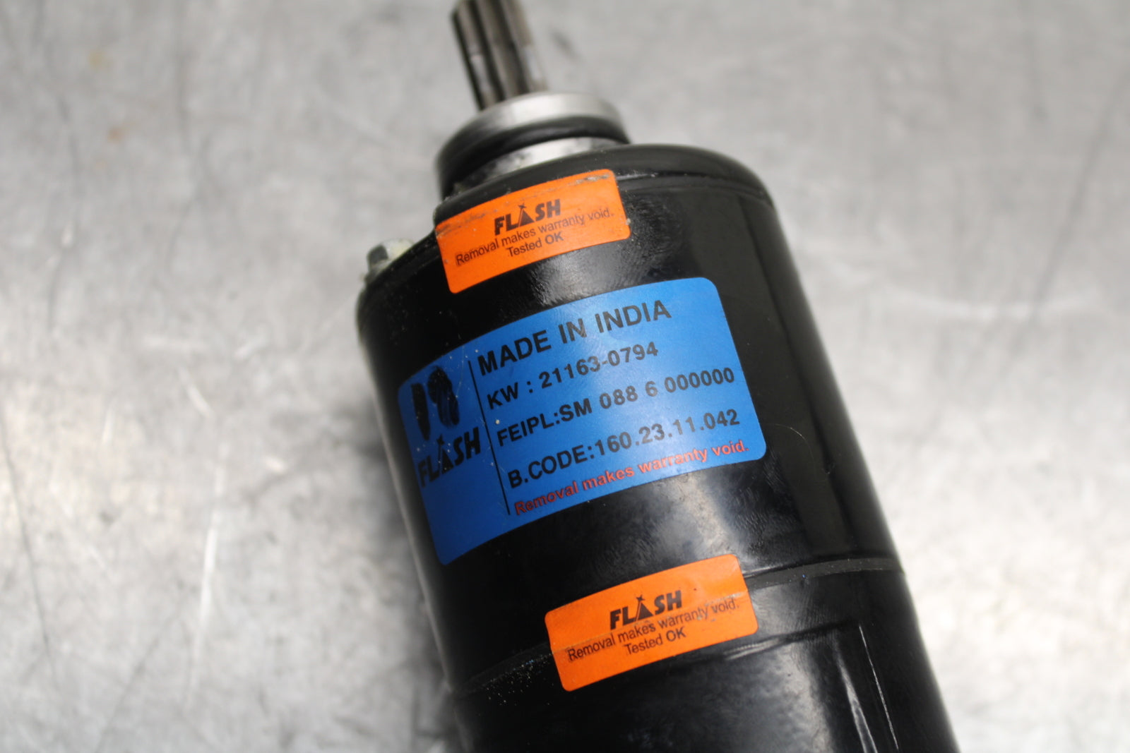 24 KAWASAKI NINJA 500 ABS ENGINE STARTING STARTER MOTOR -DC 12V BB730