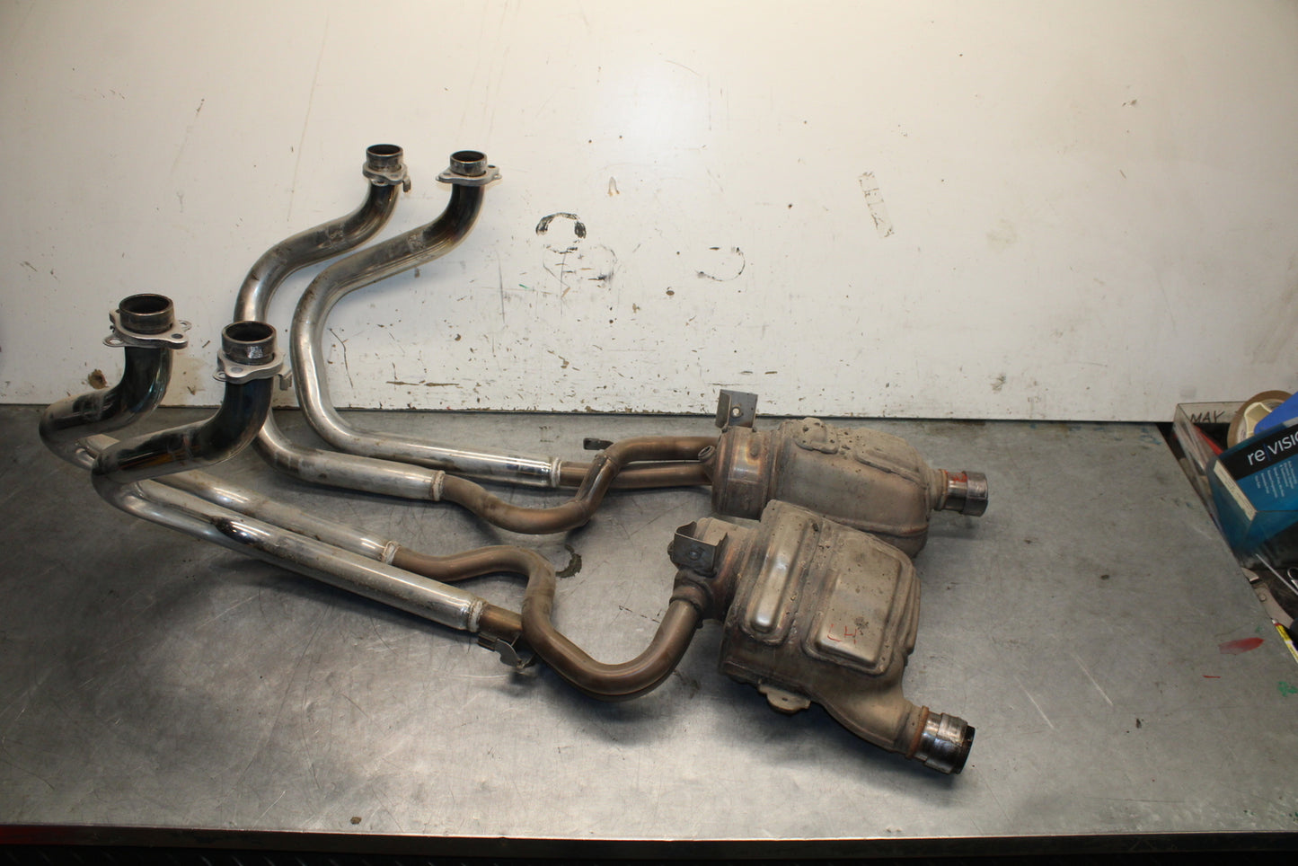 14 HONDA CTX1300A EXHAUST HEADERS PIPES BB732