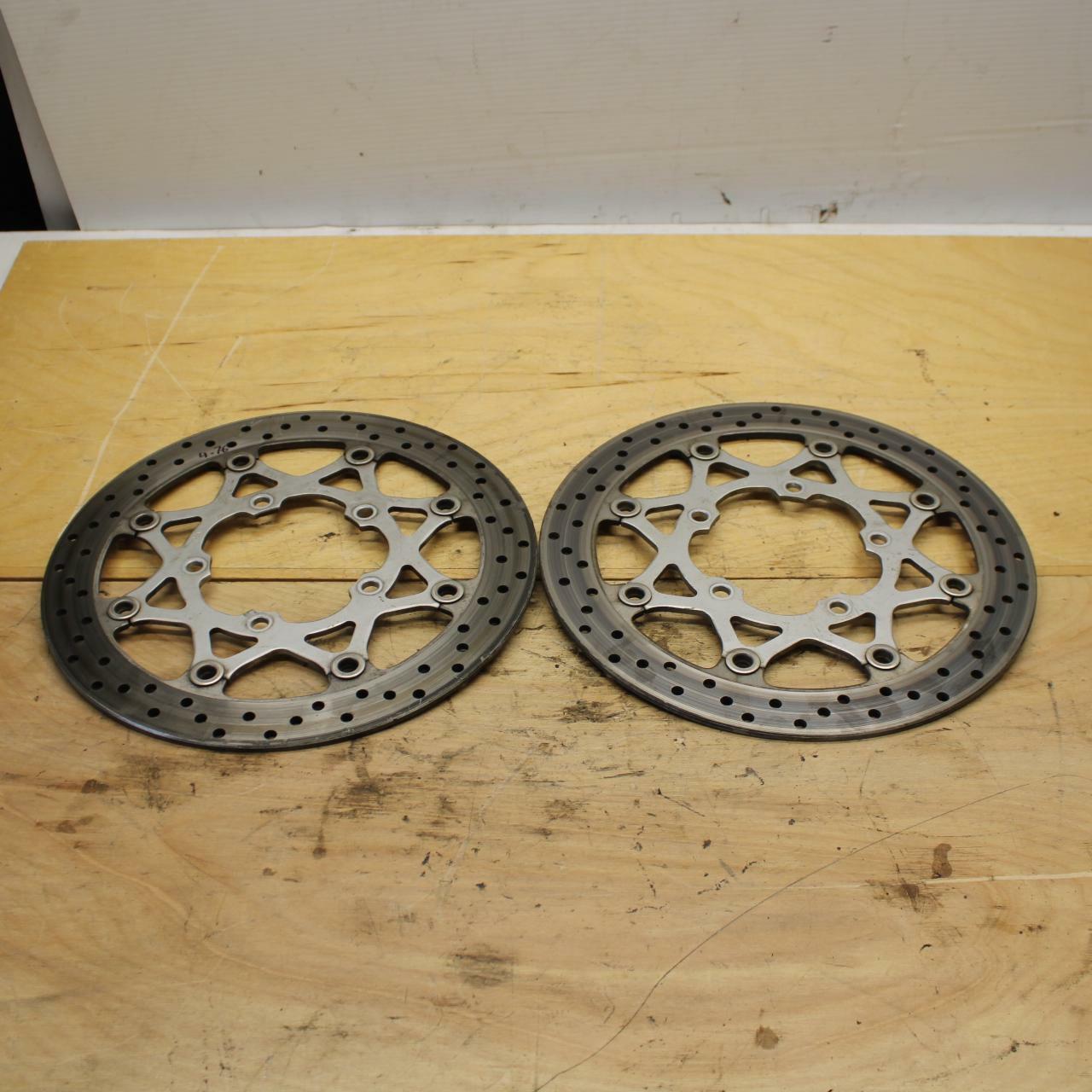 09-10 SUZUKI BOULEVARD M109R FRONT LEFT RIGHT BRAKE ROTORS DISCS BB318