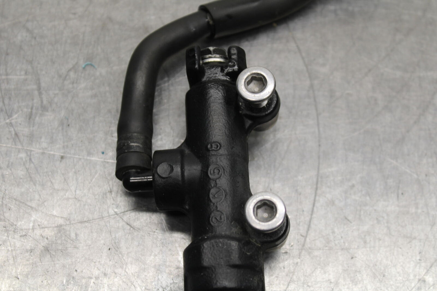 13-17 KAWASAKI NINJA ZX6R ZX636E REAR BRAKE MASTER CYLINDER W RESERVOIR BB735