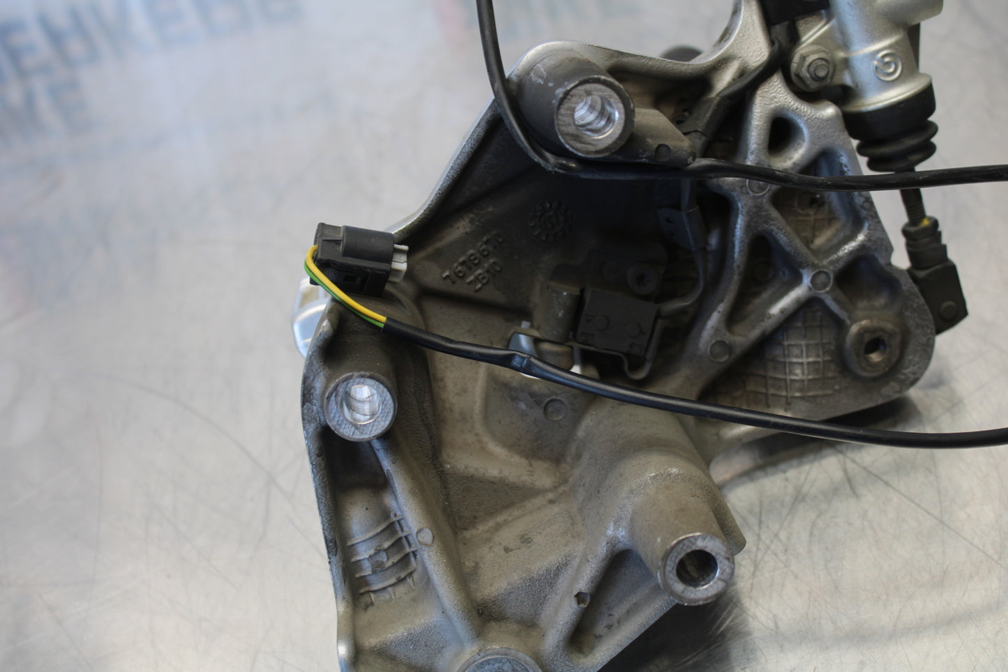 06-12 BMW F800ST RIGHT REARSET REAR SET DRIVER FOOT PEG REST STOP BB144